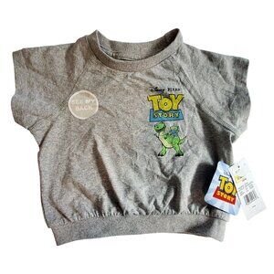 Disney Pixar Toy Story Toddler T-Shirt 18M Gray Short SleeveTagless for comfort